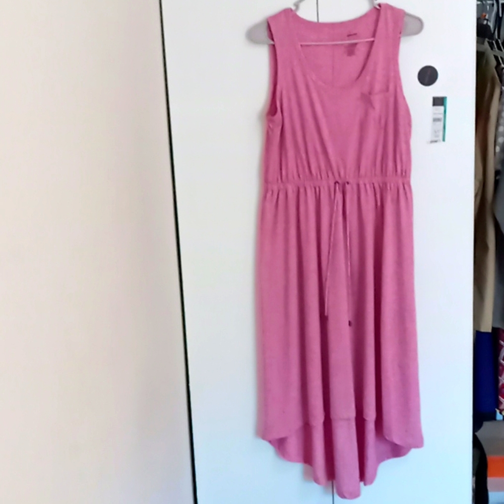 Light pink high low dress